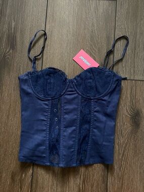 NWT edikted lace corset top